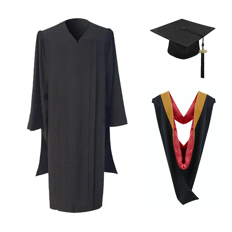 Masters Cap, Gown & Hood Package for Stanford University Graduation Masters Cap, Gown & Hood Package for Stanford University Graduation