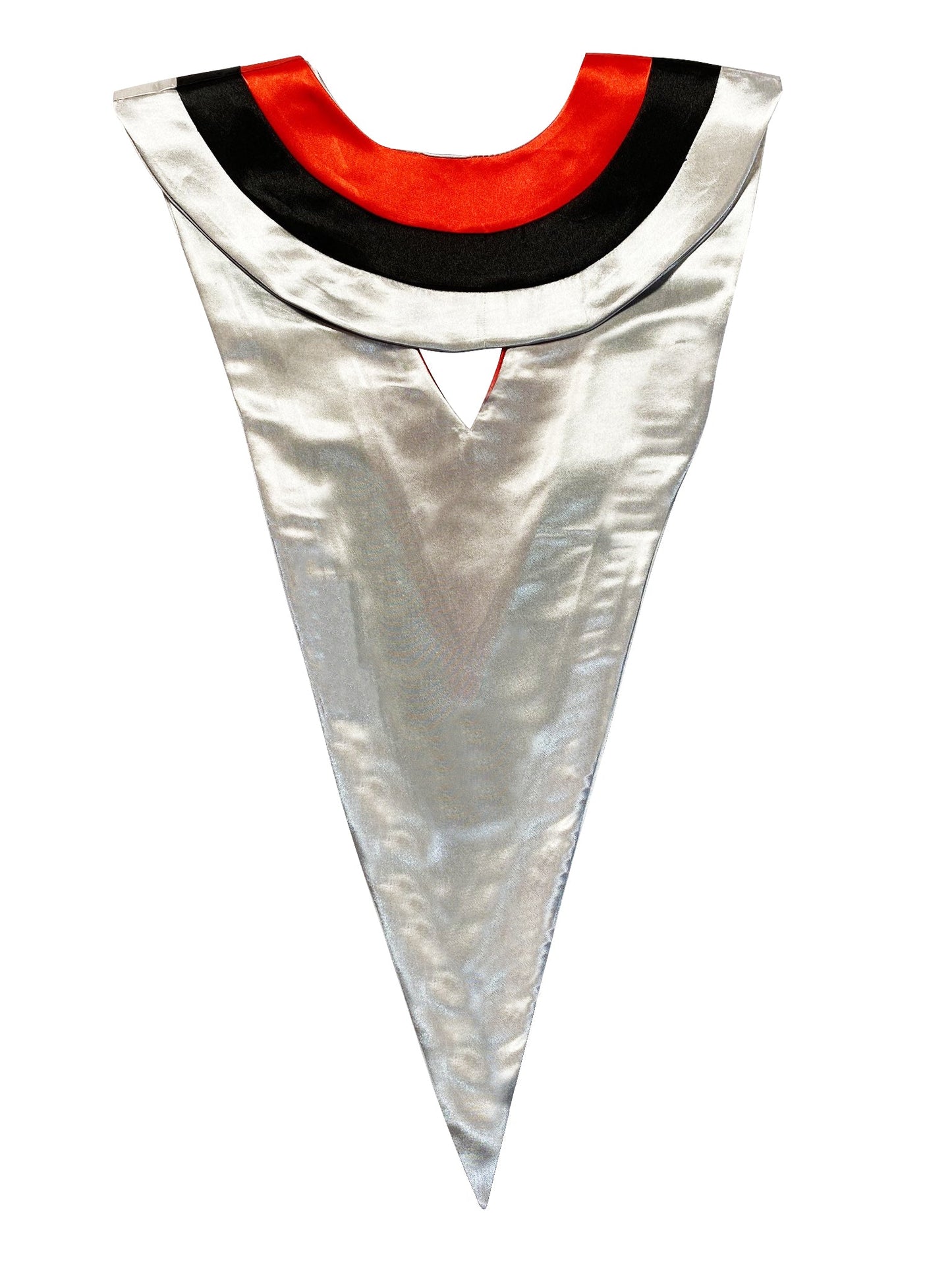 Red, Black, and White Triple Color V-Stoles