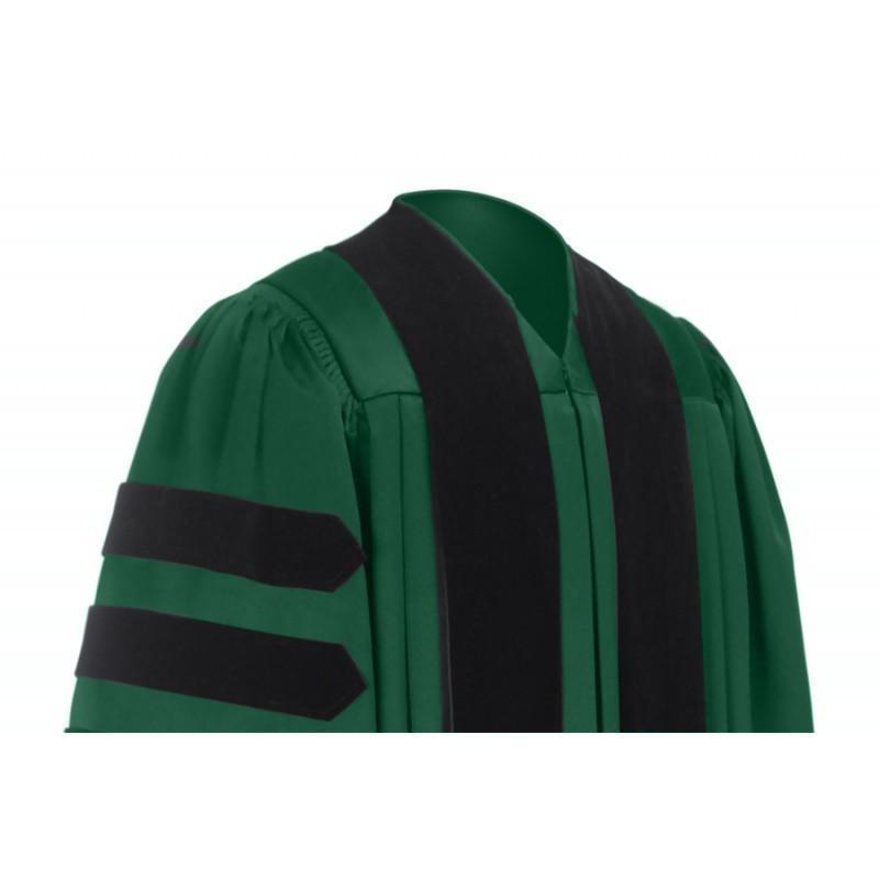 Deluxe Hunter Doctoral Gown - Academic Hoods