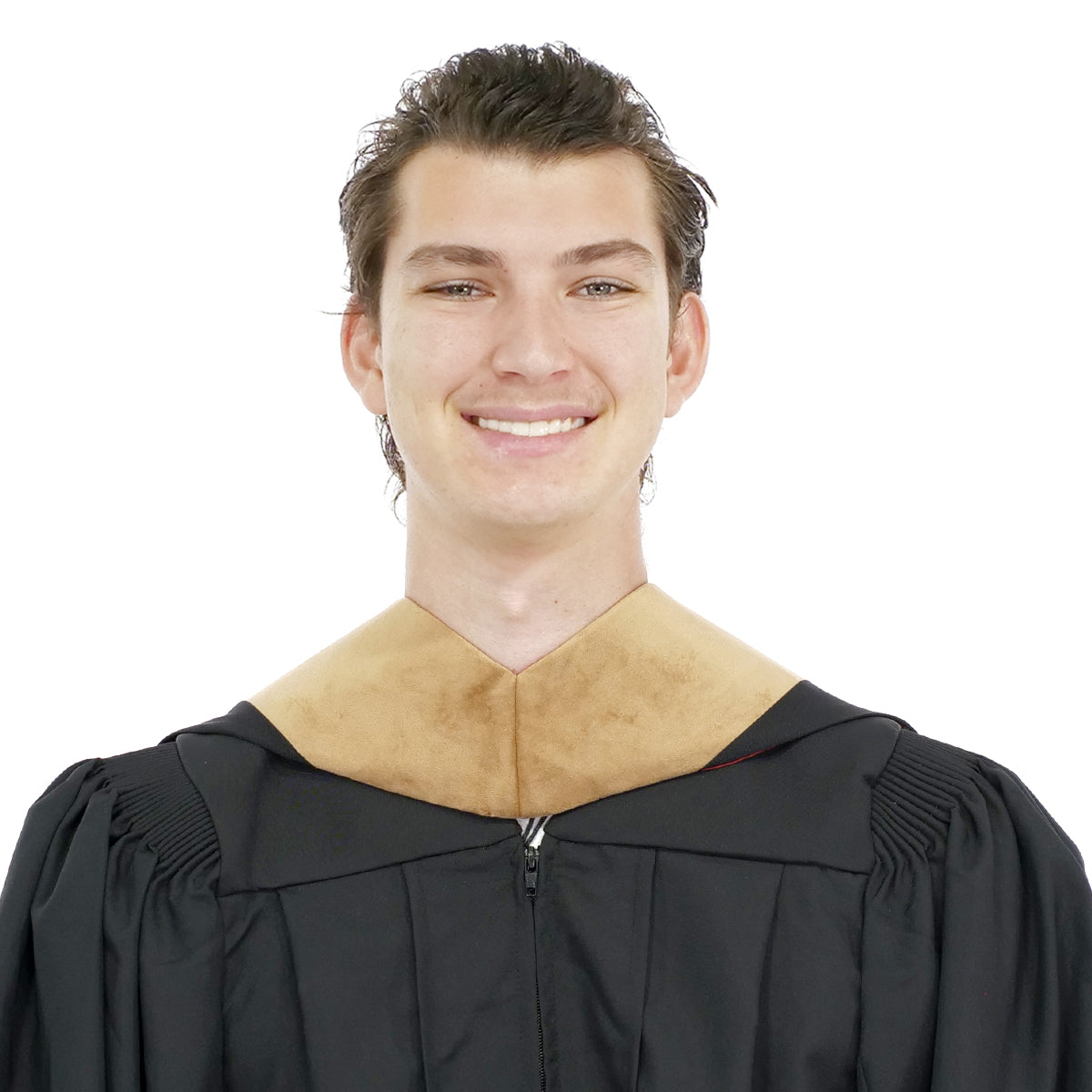 Deluxe Bachelors/Master Hood - Drab Velvet, Royal Blue & White