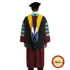 Custom Faculty Graduation Gown and Hood Package - Doctorate Regalia