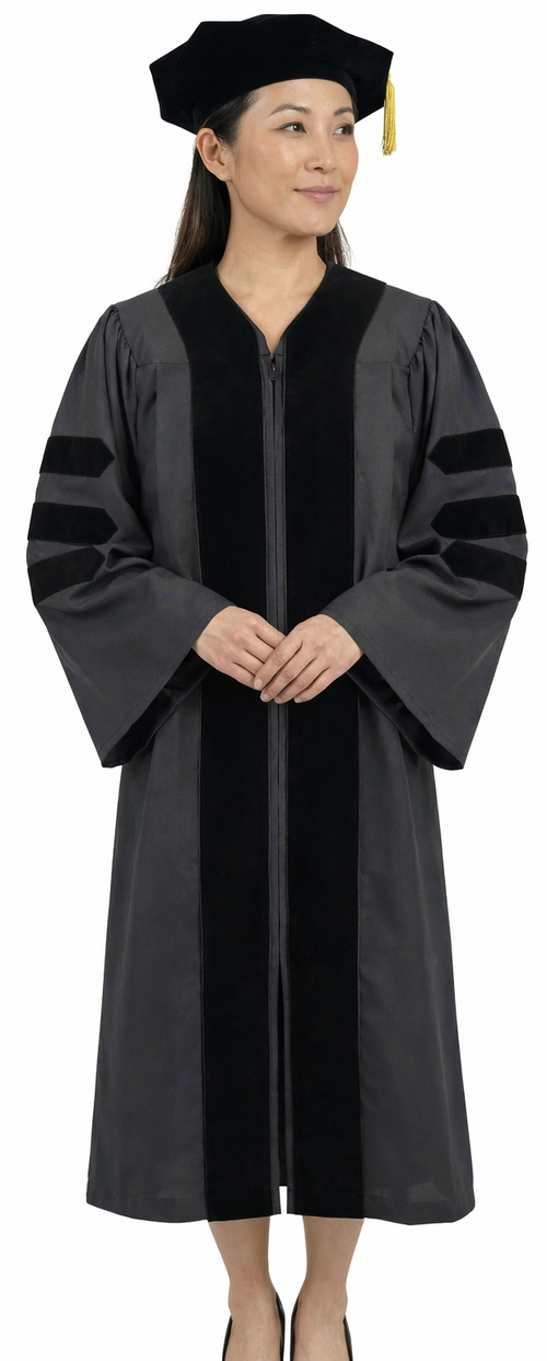 Classic Presidential & Trustee Graduation Tam & Gown - Academic Regalia