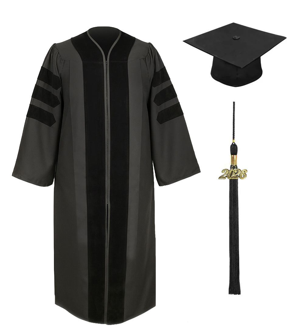 Classic Faculty Graduation Cap & Gown - Academic Regalia