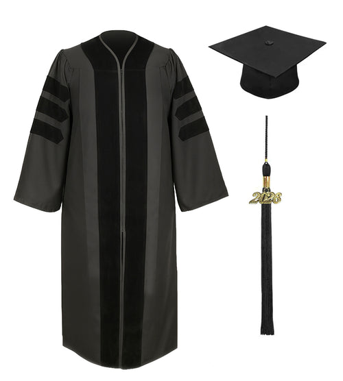 Classic Faculty Graduation Cap & Gown - Academic Regalia