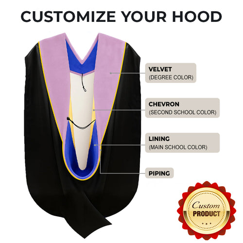 Classic Presidential & Trustee Graduation Gown & Hood Package