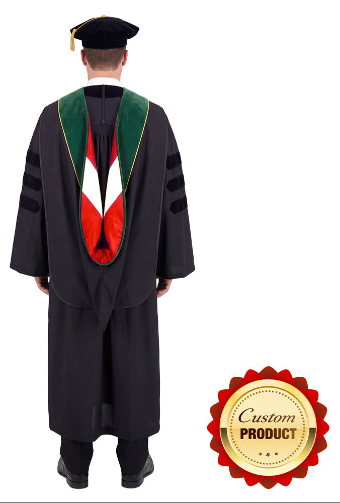 Deluxe Doctoral Graduation Custom Hood - Academic Regalia - Custom Your Own