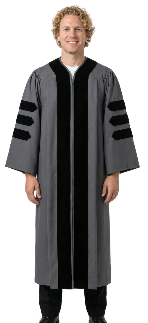 Classic Doctoral Graduation Gown - Academic Regalia