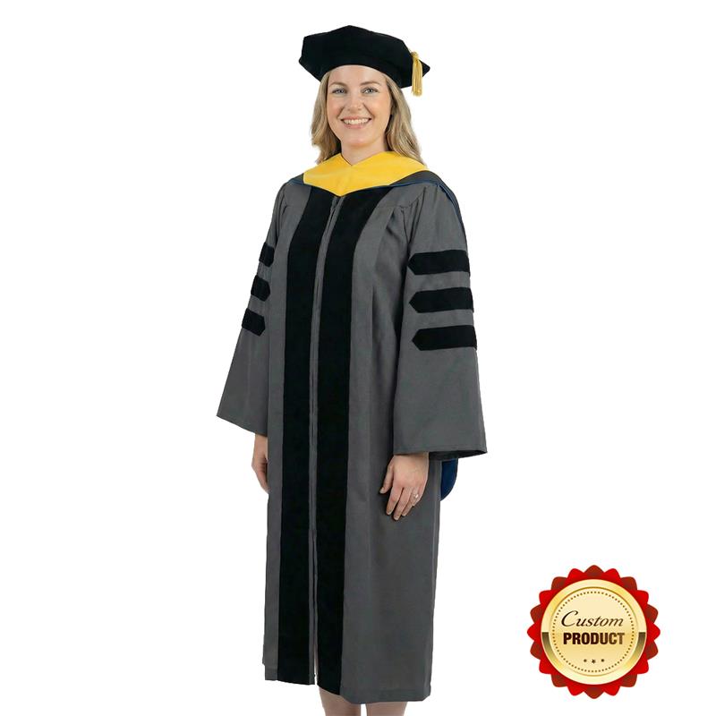Classic Faculty Graduation Tam, Gown & Hood Package
