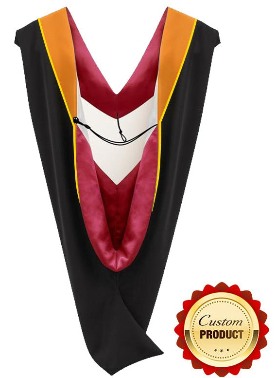 Deluxe Bachelors Custom Graduation Hood - Academic Hood - Custom Your Own