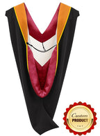Deluxe Bachelors Custom Graduation Hood - Academic Hood - Custom Your Own