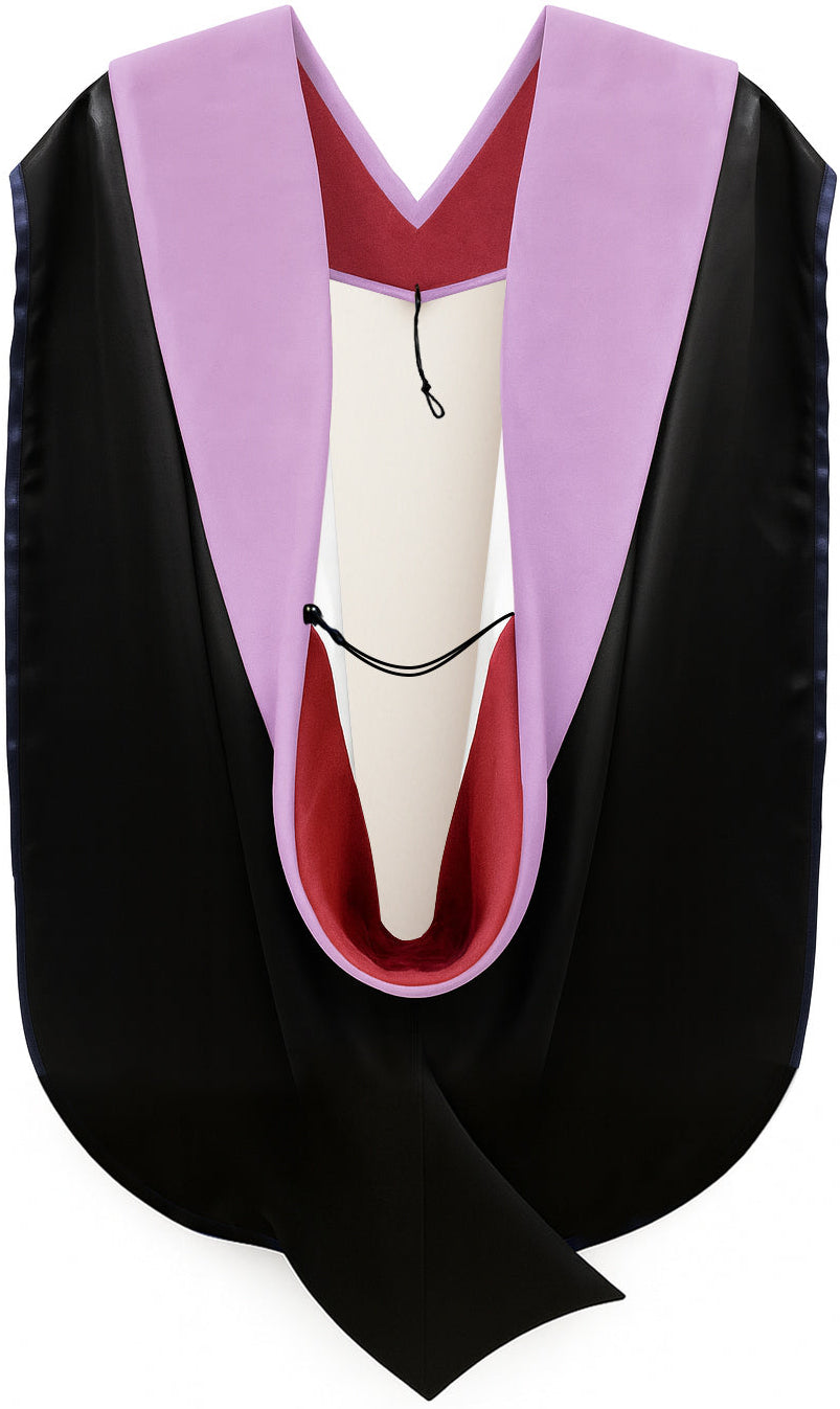 Doctor of Dentistry Hood - Red & White