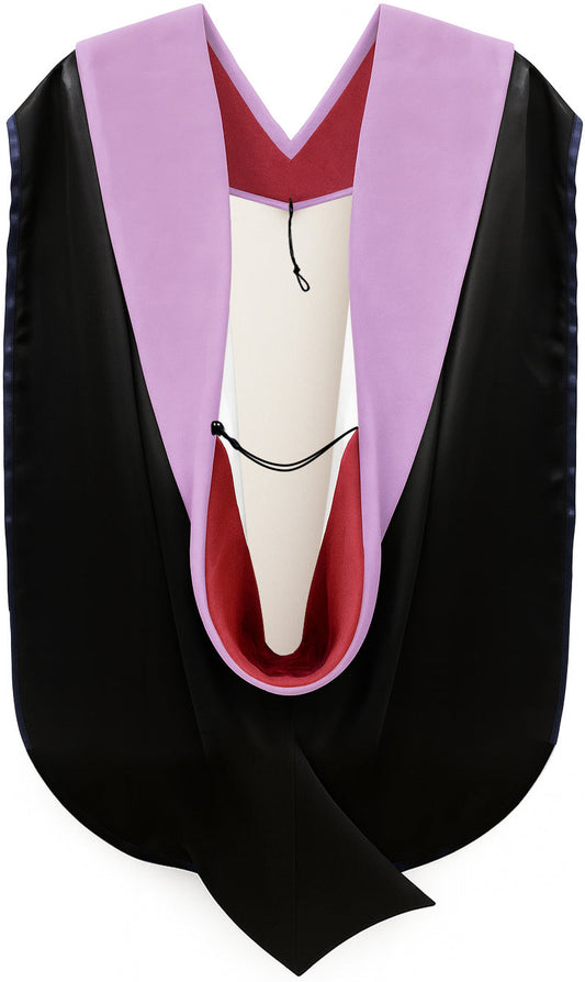 Doctor of Dentistry Hood - Red & White