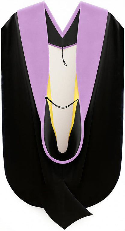 Doctor of Dentistry Hood - Black & Golden Yellow