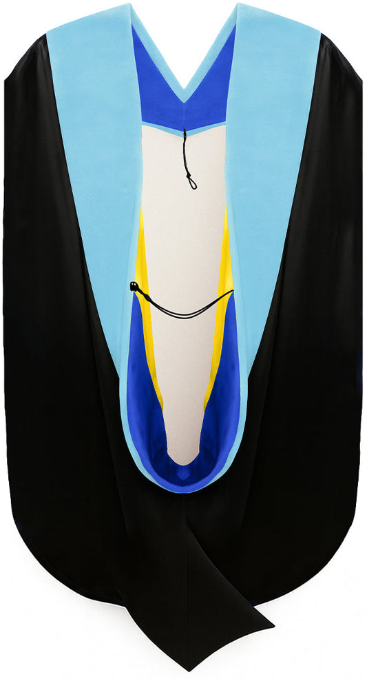 Doctor of Education Hood - Royal Blue & Gold