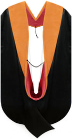 Doctor of Nursing Hood - Red & White