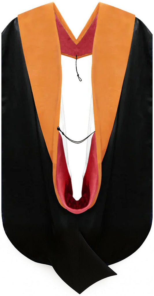 Doctor of Nursing Hood - Red & White