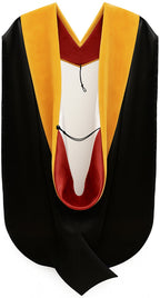 Doctor of Science Hood - Red & White