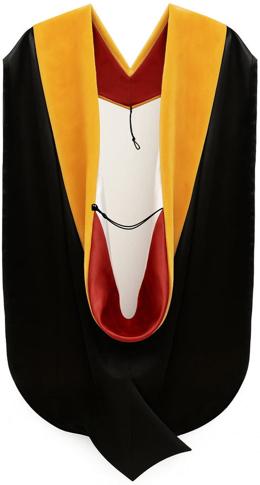 Doctor of Science Hood - Red & White