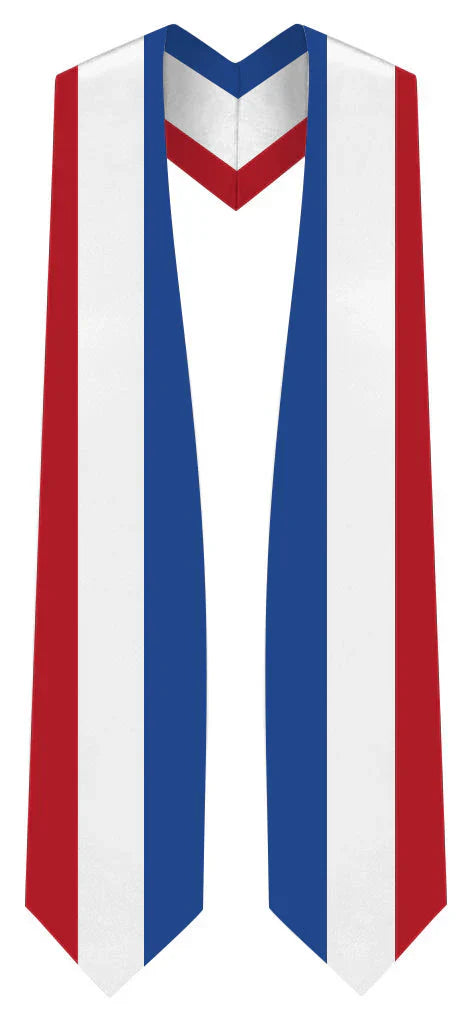 International Flag Graduation Stole