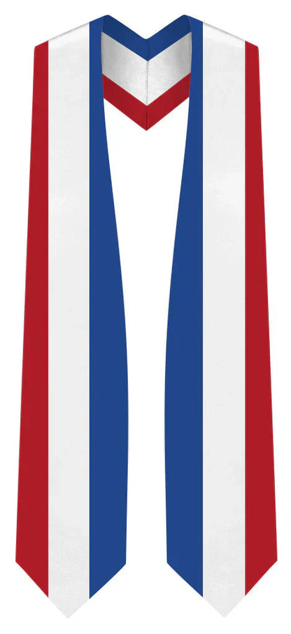 International Flag Graduation Stole