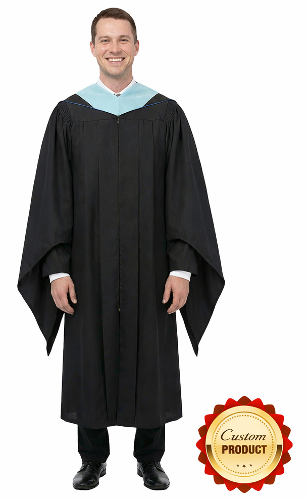Deluxe Masters Graduation Gown & Hood Package