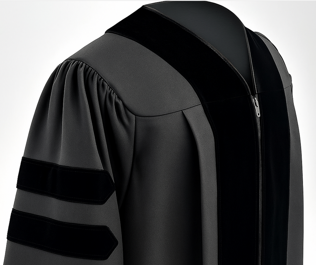 Classic Faculty Graduation Cap & Gown - Academic Regalia