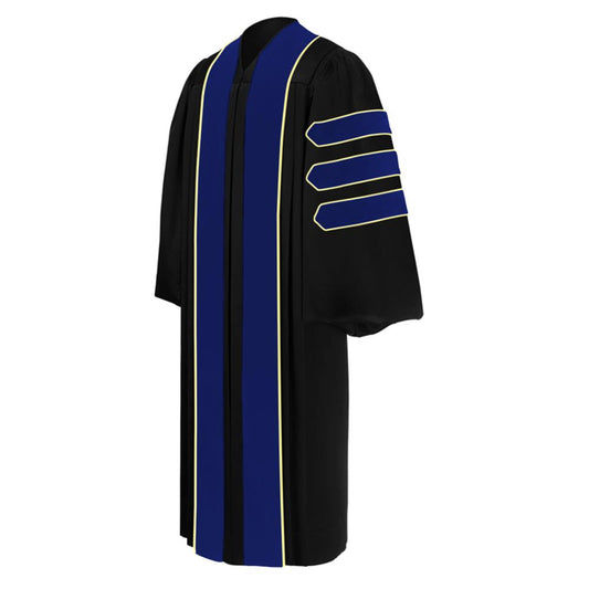 PhD Blue Doctoral Gown - Academic Regalia