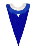Blue and white Double Color V-Stole