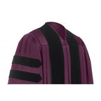 Deluxe Maroon Doctoral Gown - Academic Hoods