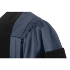 Deluxe Navy Blue Doctoral Gown - Academic Hoods
