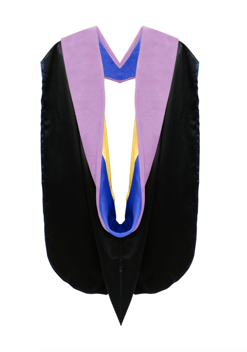 Doctor of Dentistry Hood - Royal Blue & Golden Yellow